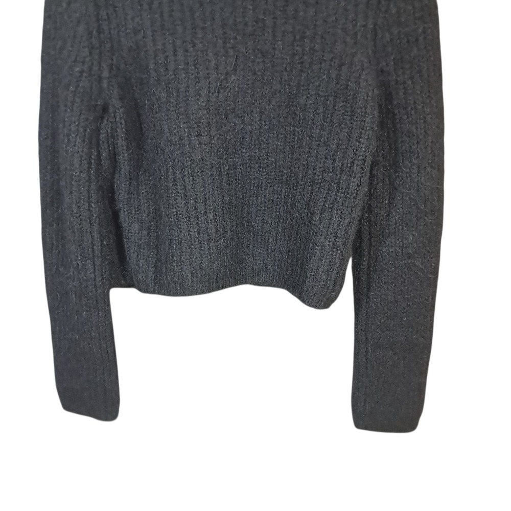 Pistola NWT Emilie Halter Cardigan Sweater Set Black Midnight Knit Alpaca Large - Picture 7 of 13